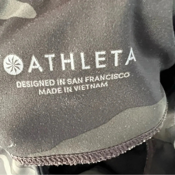 Athleta Black Ultimate Camo Tight Supersonic - Picture 6 of 6